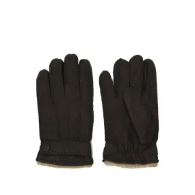 Johan Leather Gloves - Black