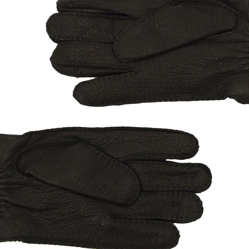 Johan Leather Gloves - Black