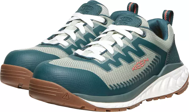 'Keen Utility' Women's Arvada EH Carbon-Fiber Toe Sneaker - Sea Moss / Desert Sage