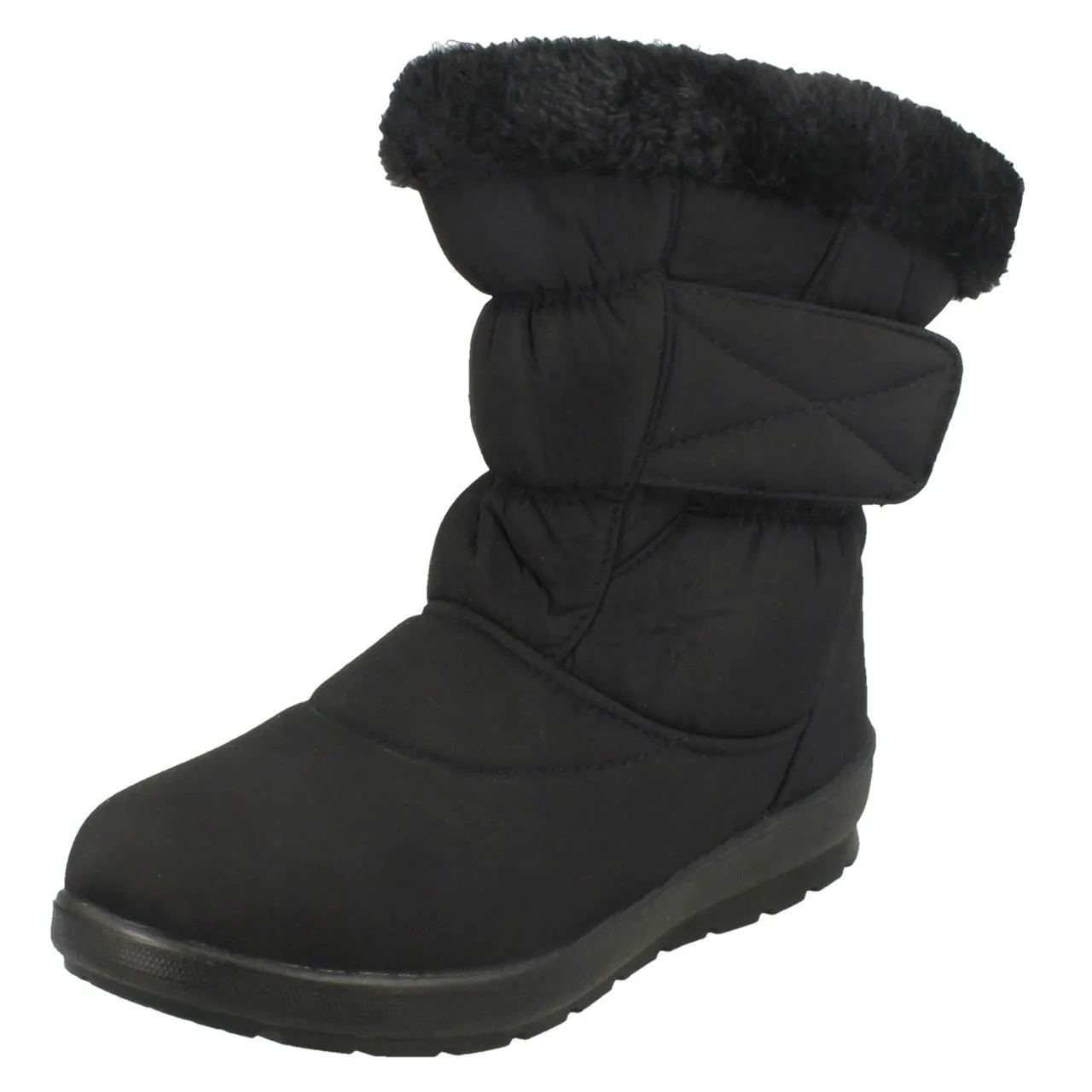 Ladies Spot On Fleece Lined Snowboots F50790