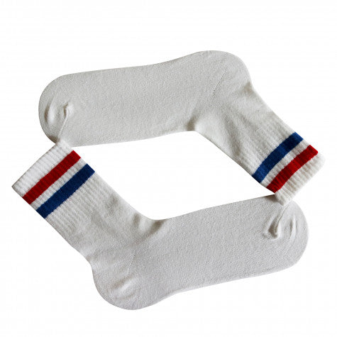 Louluu Women 2stripe Tennis Socks Box-2