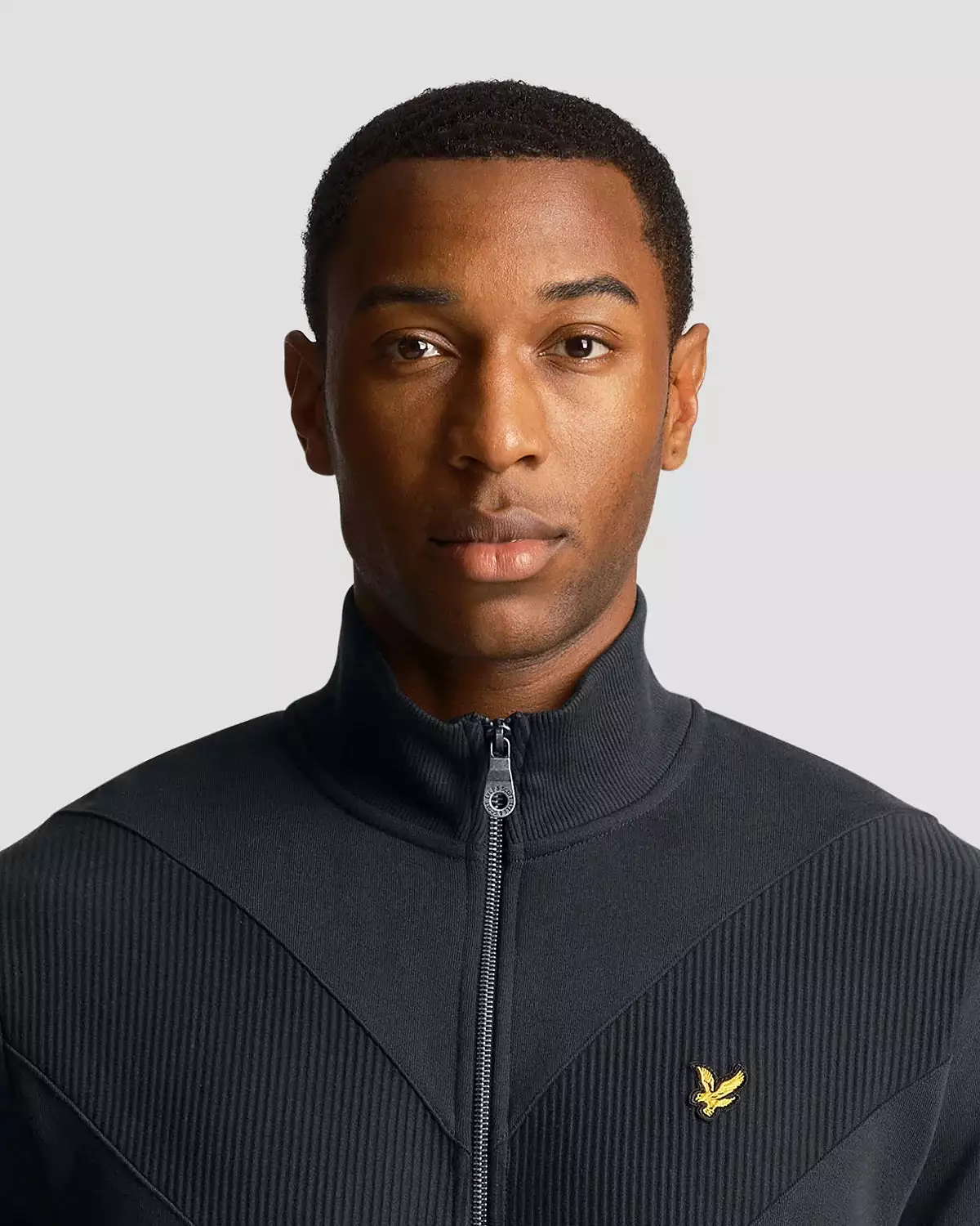 Lyle & Scott Mens Chevron Zip Though Track Jacket