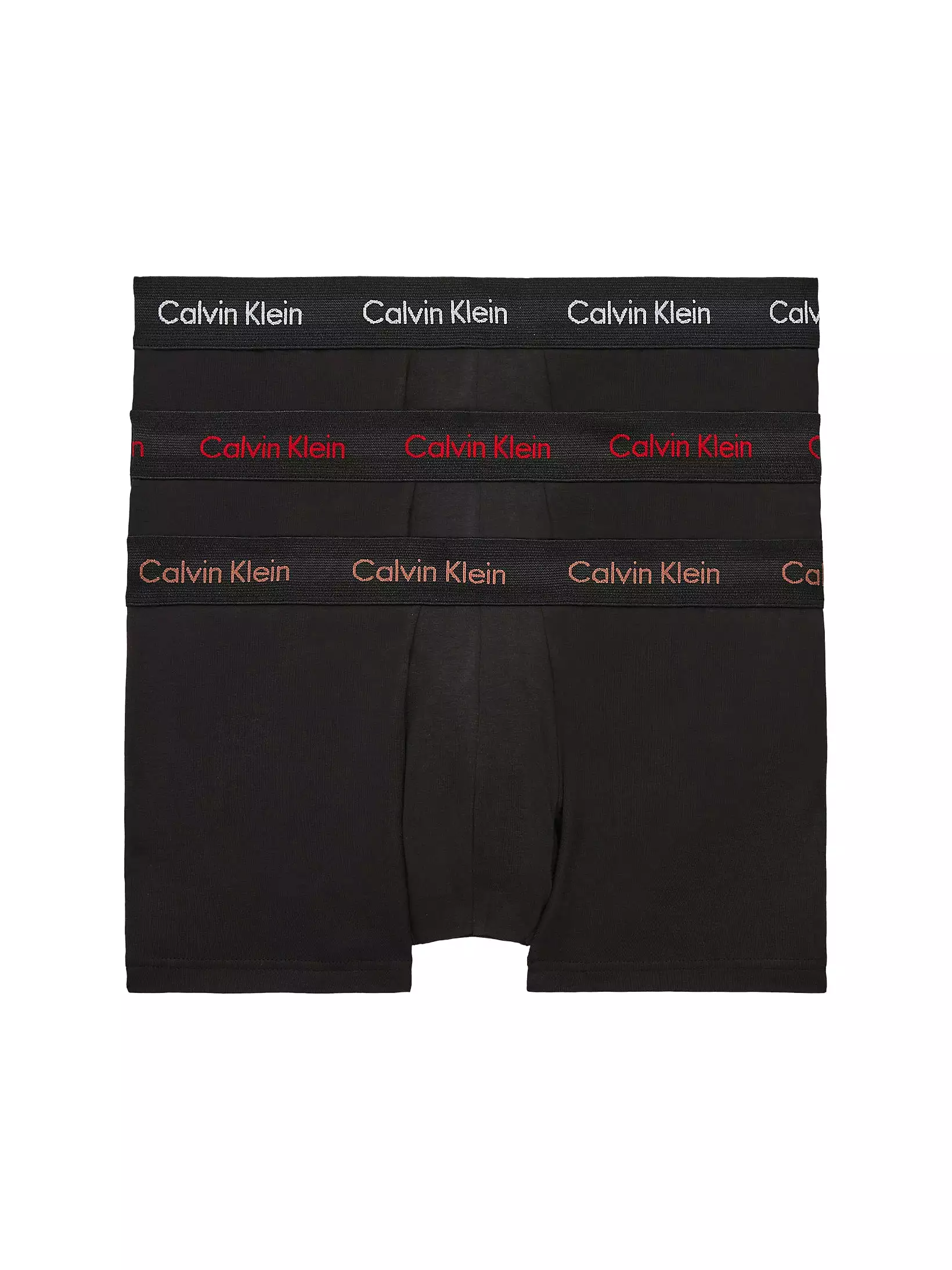 Mens Calvin Klein Boxer Shorts Low Rise Trunks 3 Pack