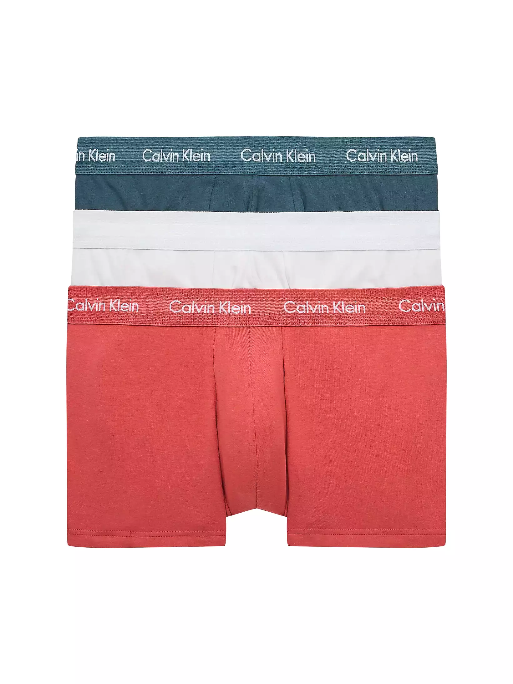 Mens Calvin Klein Boxer Shorts Low Rise Trunks 3 Pack