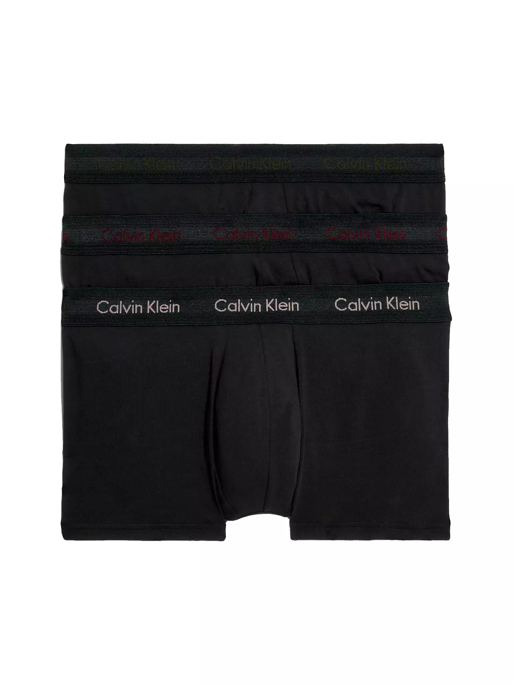 Mens Calvin Klein Boxer Shorts Low Rise Trunks 3 Pack