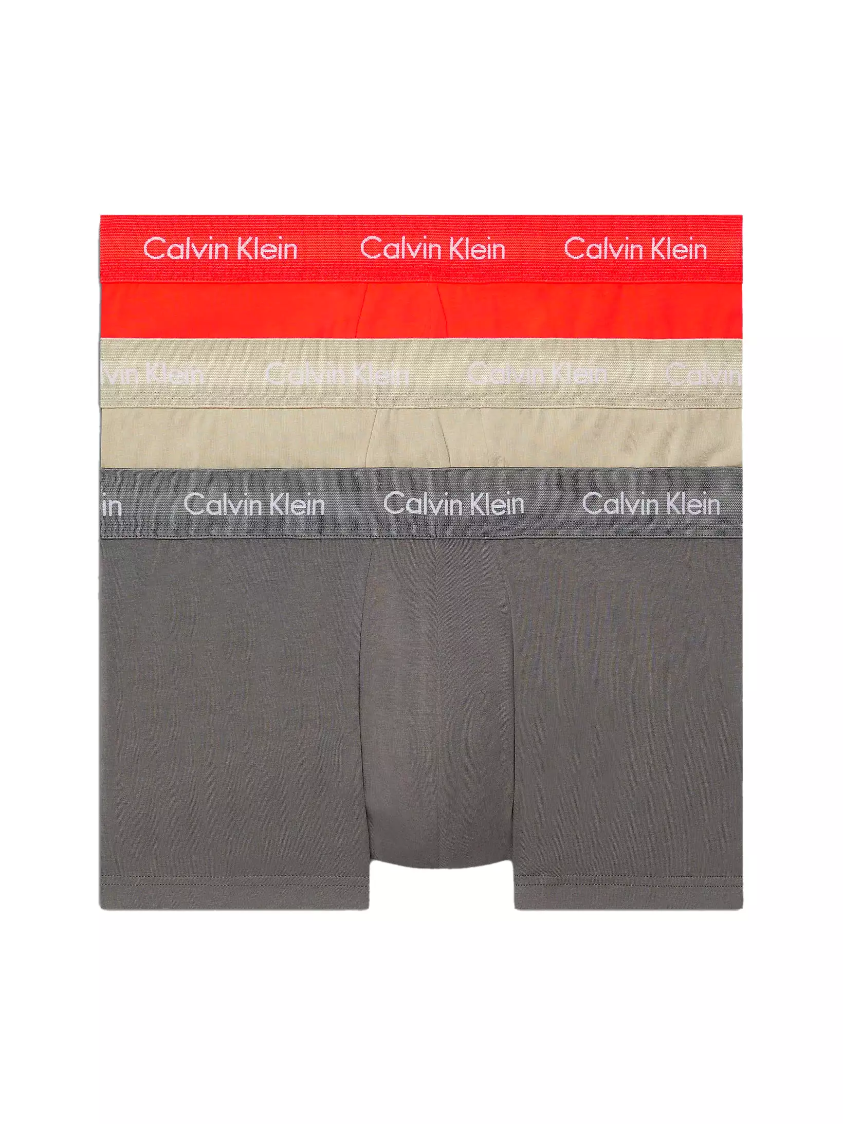 Mens Calvin Klein Boxer Shorts Low Rise Trunks 3 Pack