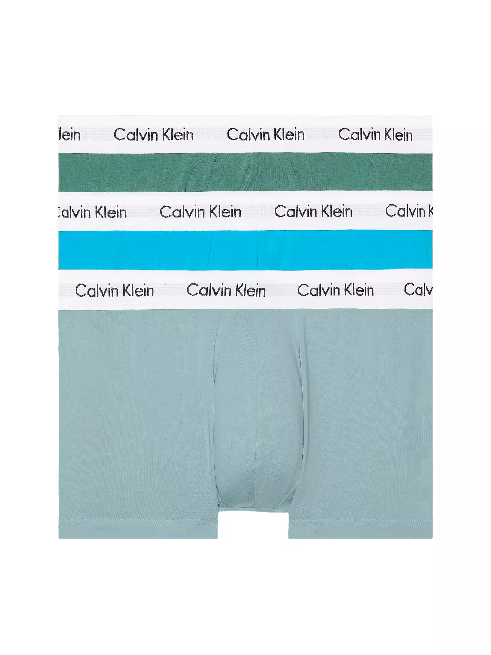 Mens Calvin Klein Boxer Shorts Low Rise Trunks 3 Pack