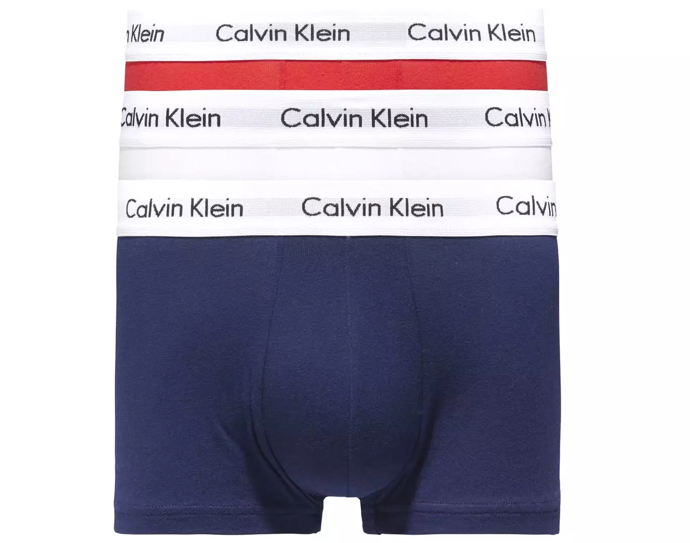 Mens Calvin Klein Boxer Shorts Low Rise Trunks 3 Pack