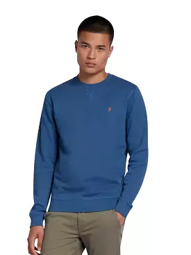 Mens Farah 'Tim' Crew Neck Sweatshirt Jumper