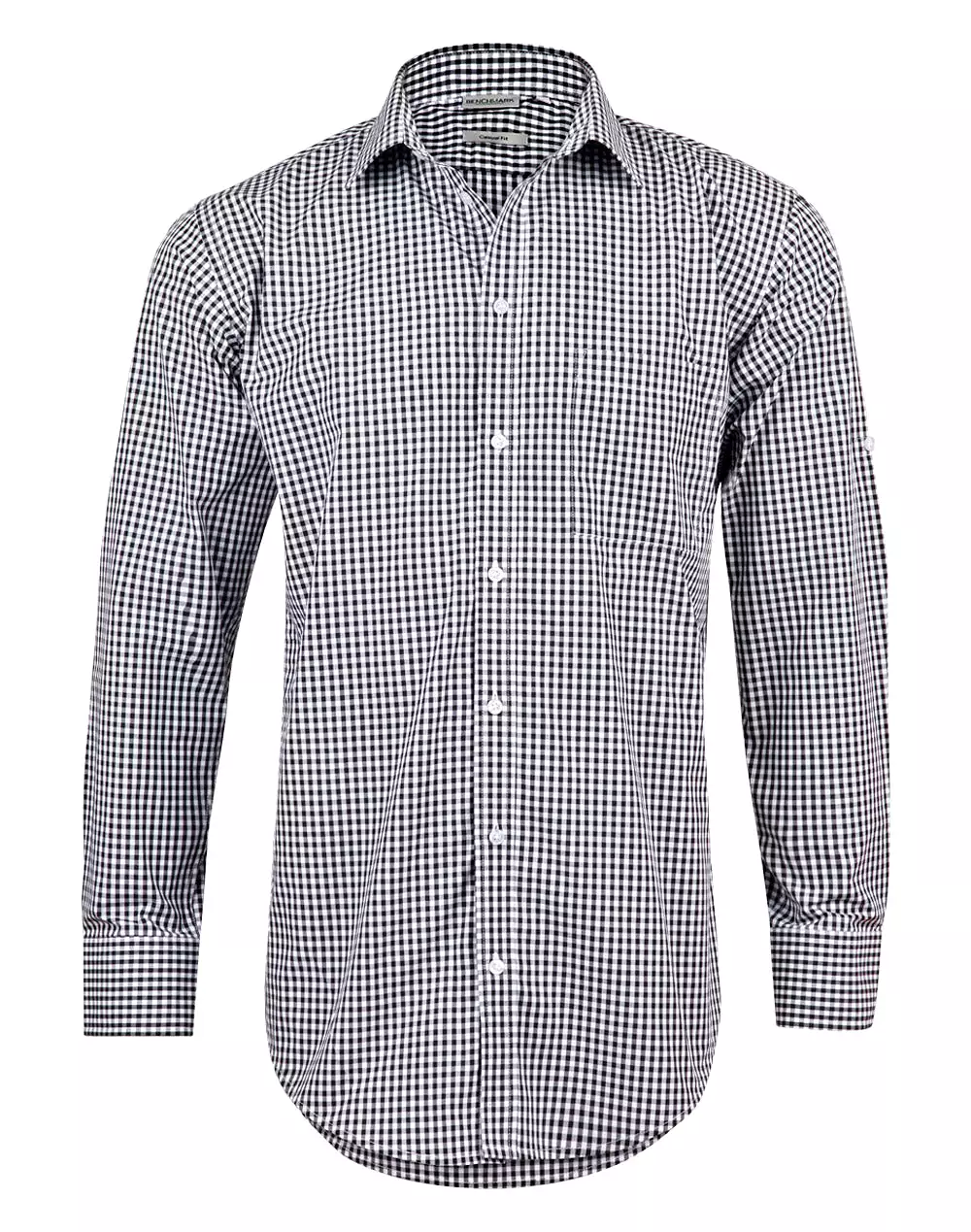 Men's Gingham Check Long Sleeve Shirt - 3 colors