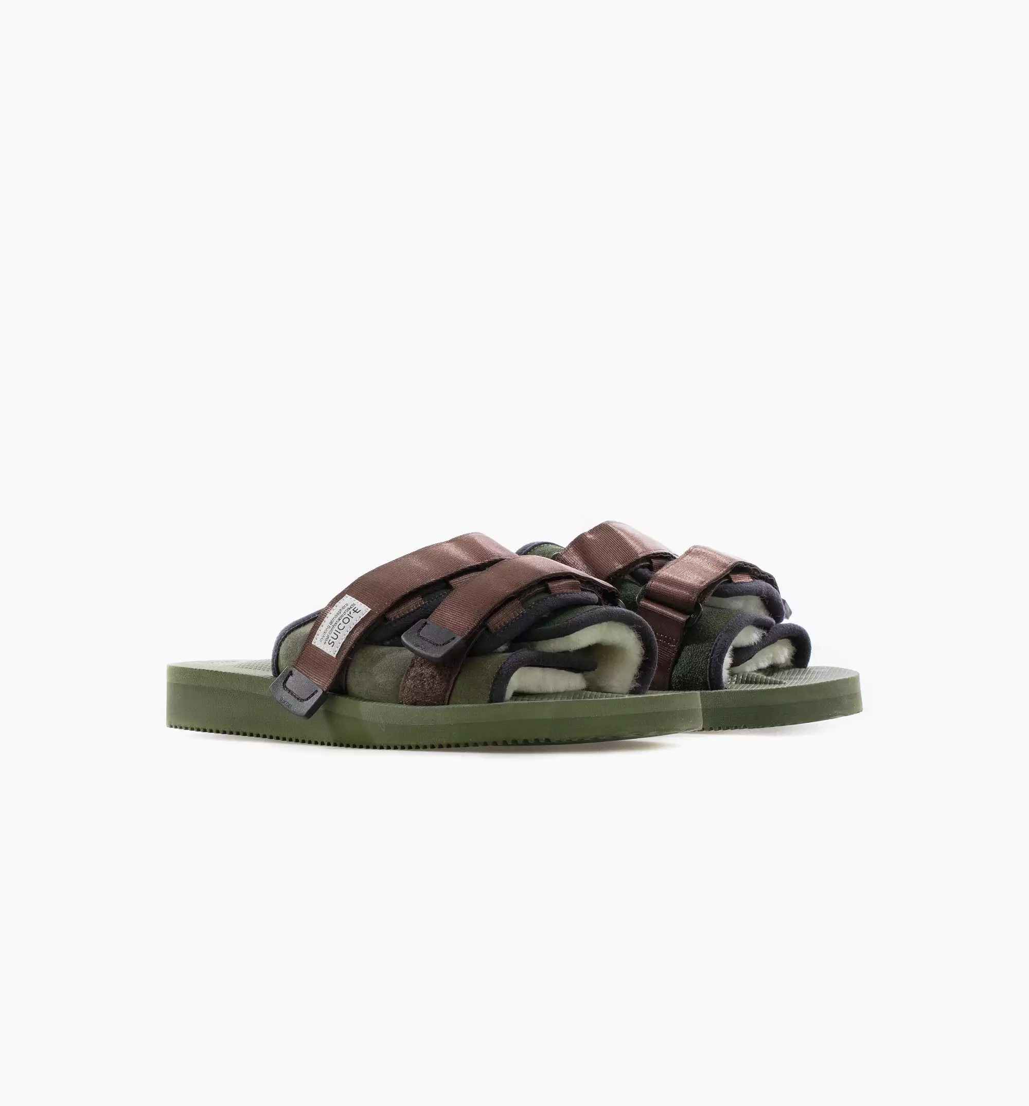 Moto Mab Slides Mens Sandals - Olive/Sage