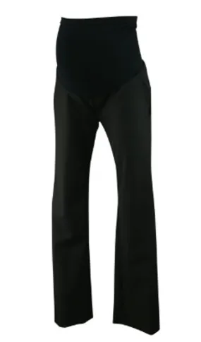 *New* Black A Pea In The Pod Maternity Full Panel Slim Fit Boot Cut Maternity Career Pants