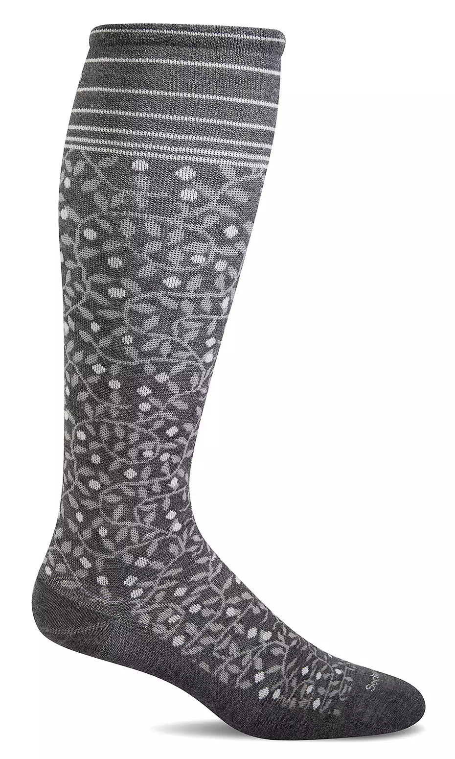 New Leaf Knee-High - Charcoal Firm Compression (20-30mmHG)