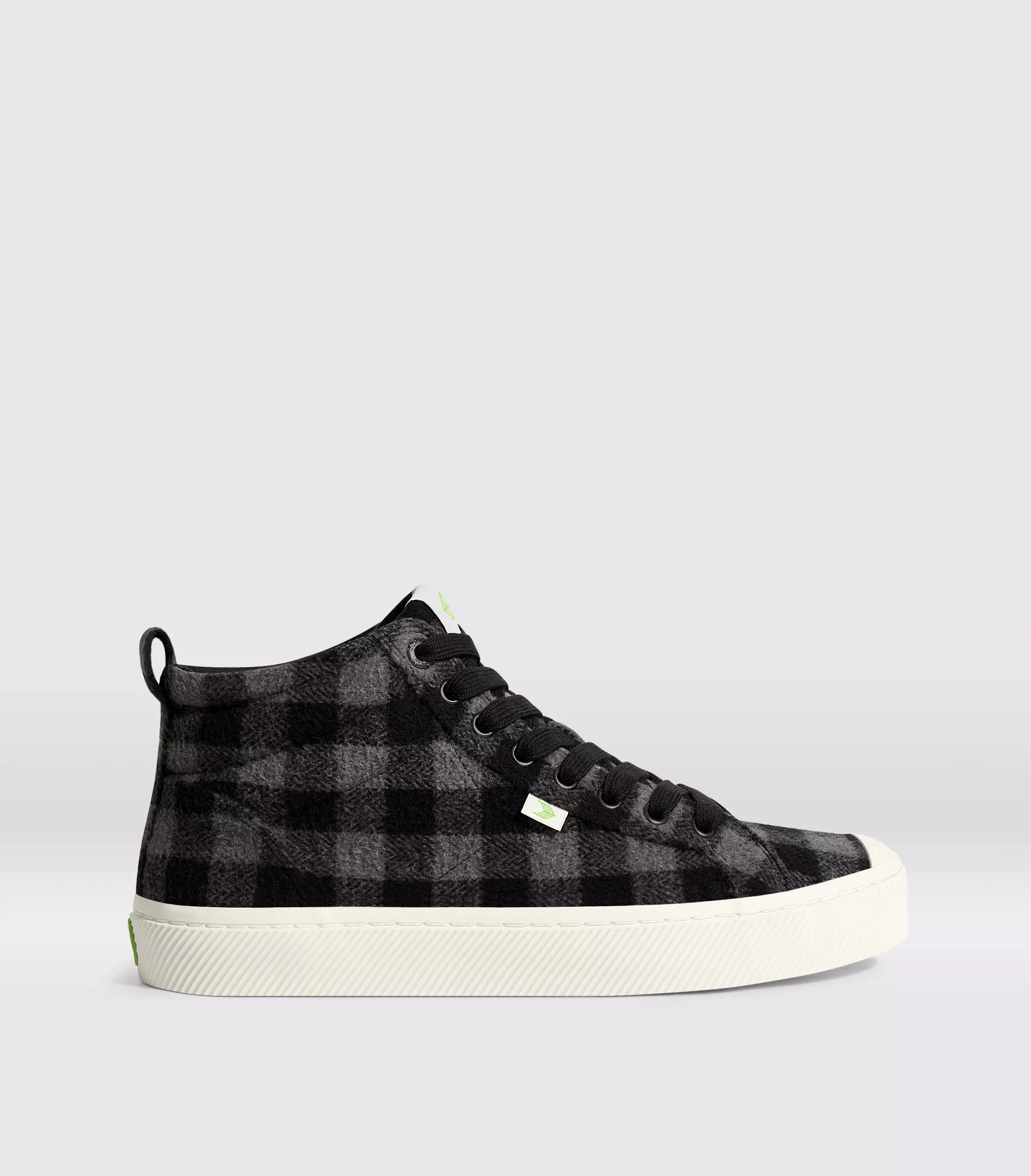 OCA High Black Plaid Sneaker Women