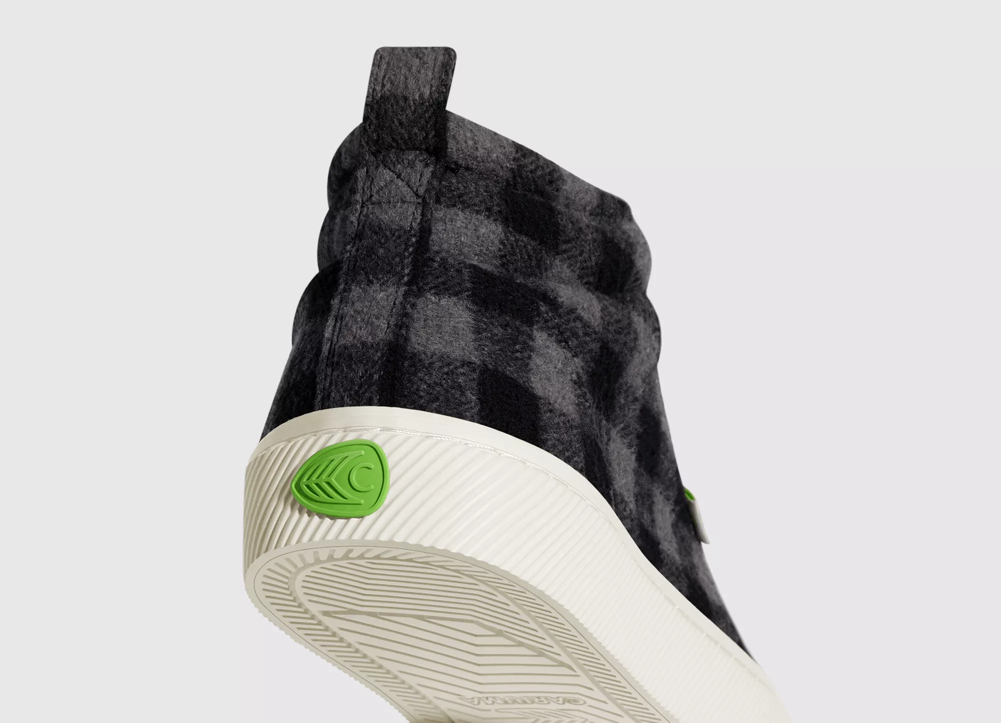 OCA High Black Plaid Sneaker Women