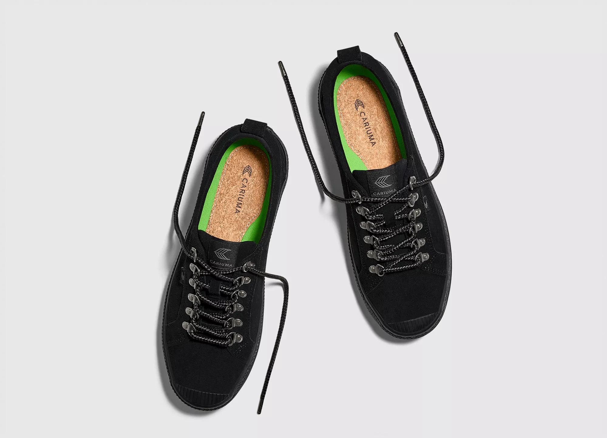 OCA Low Speedhooks All Black Suede Sneaker Women