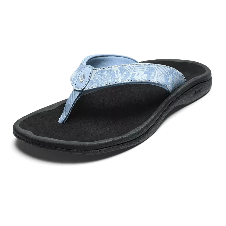 Olukai Women's Ohana - Pale Blue/Black