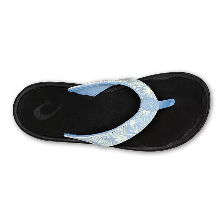 Olukai Women's Ohana - Pale Blue/Black