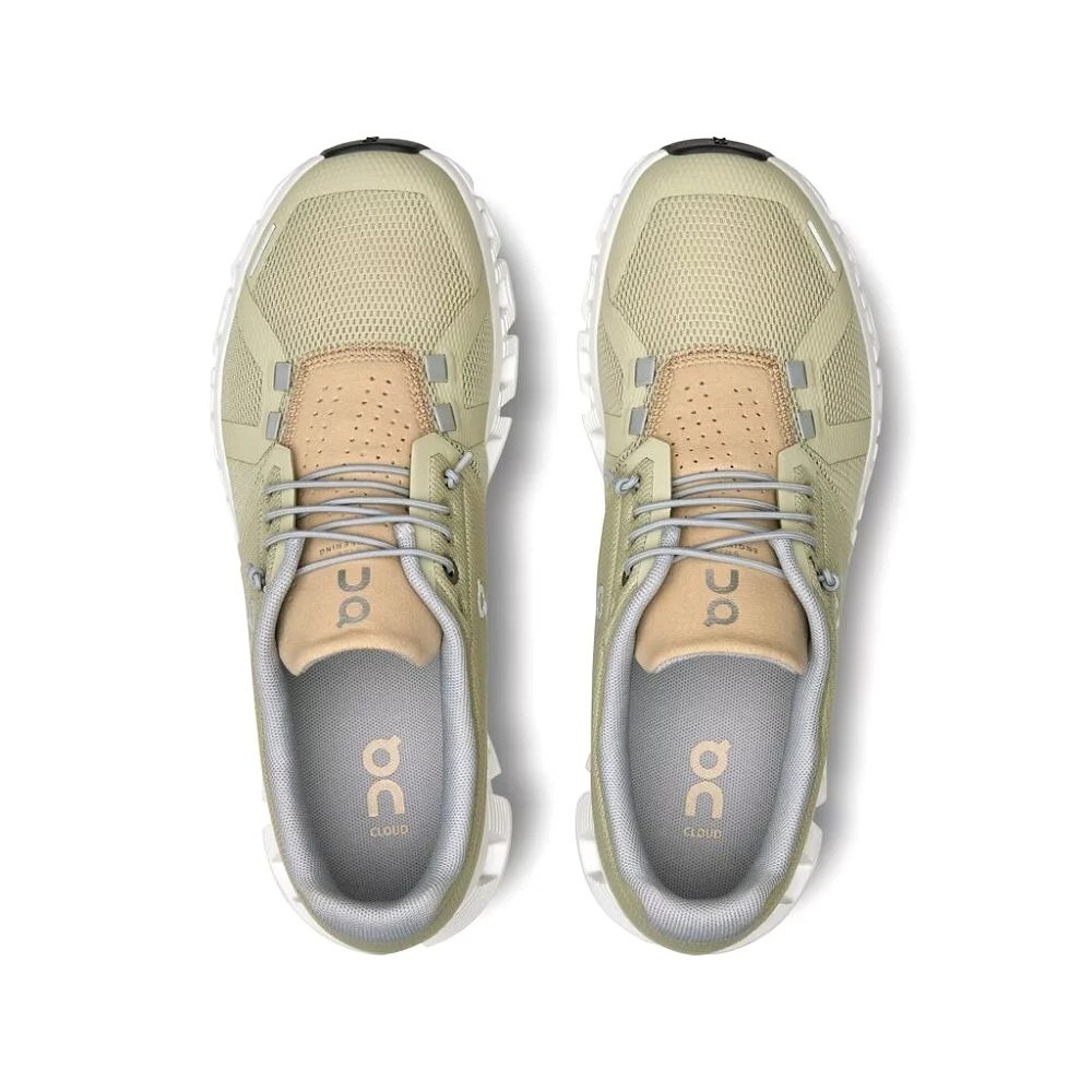 On Women's Cloud 5 Sneaker - Haze/Sand