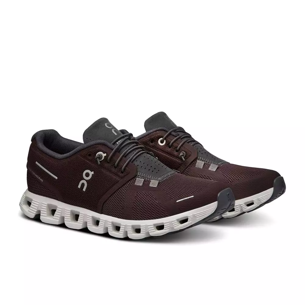 On Women's Cloud 5 Sneaker - Mulberry/Eclipse