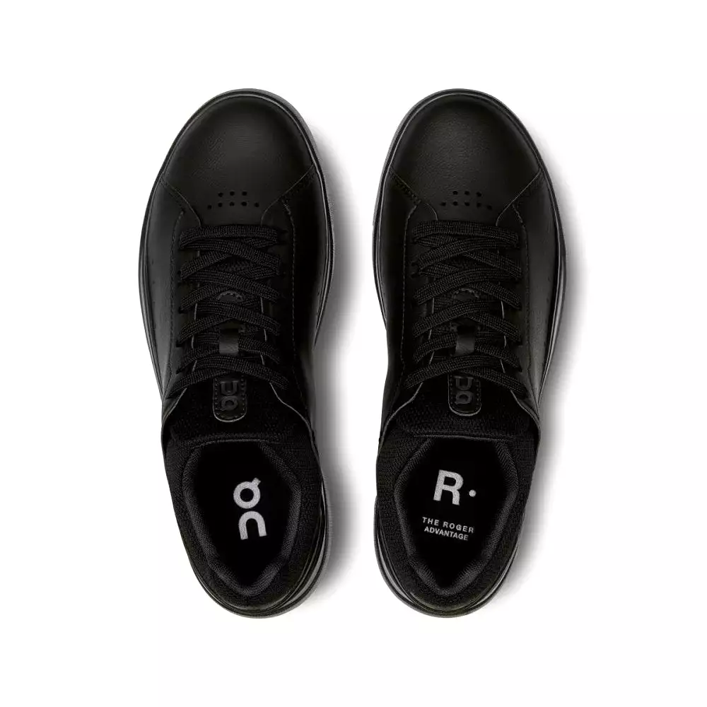 On Women's The Roger Advantage Sneaker - All Black