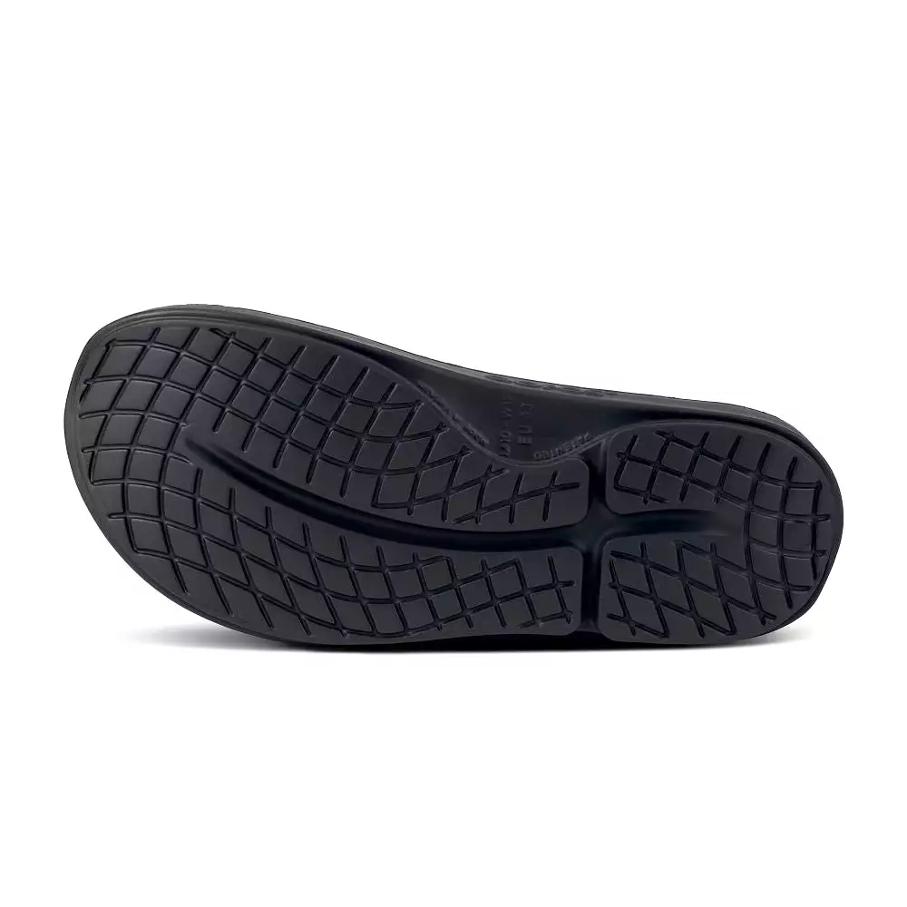 'OOFOS' Men's OOahh Sport Slide - Black / White