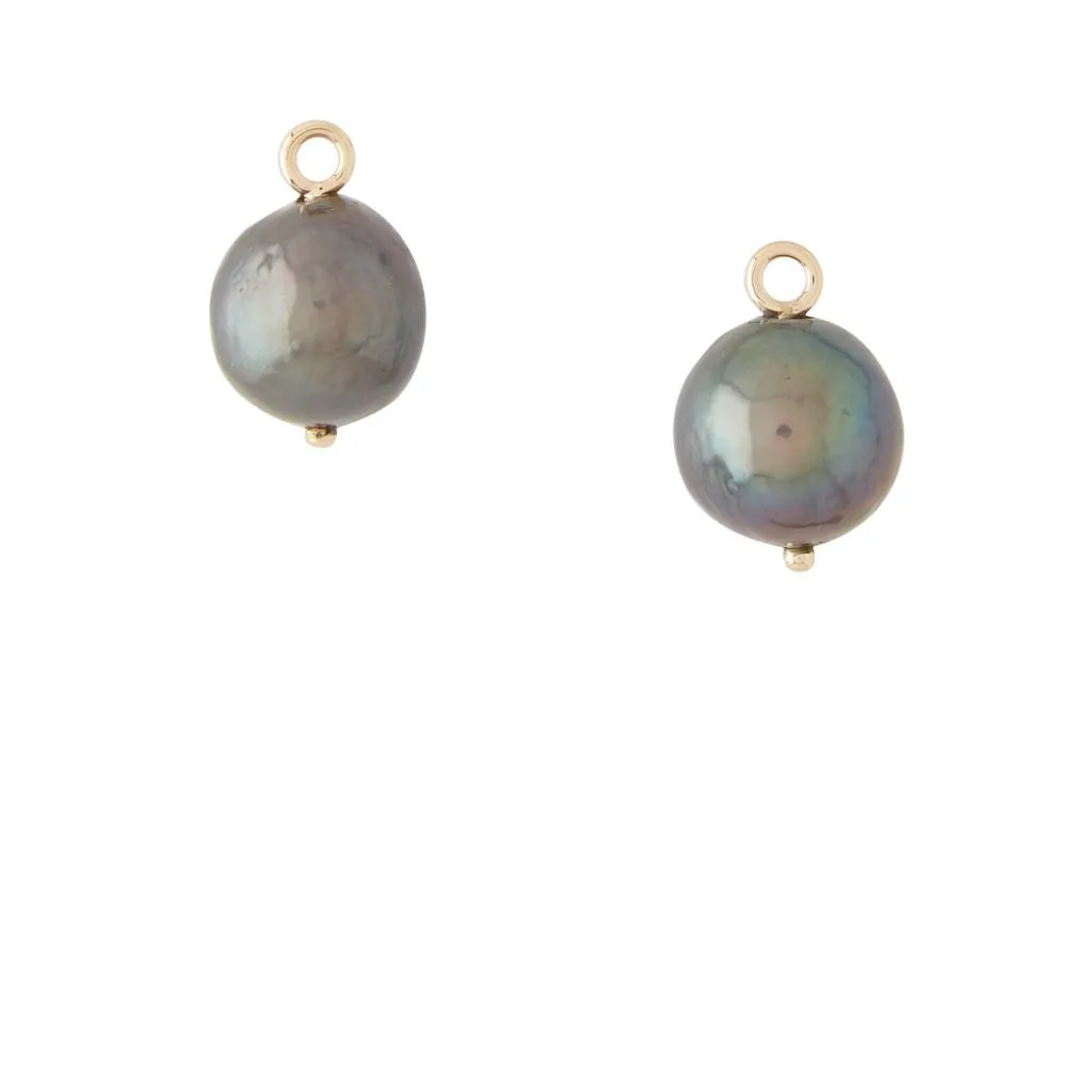 Peacock Baroque Pearl Earring Drops