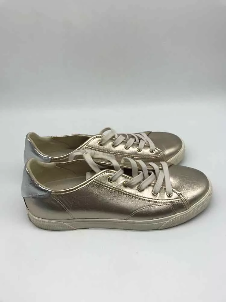 Pre-Owned Coach Gold Size 9 Fashion Sneaker Sneaker