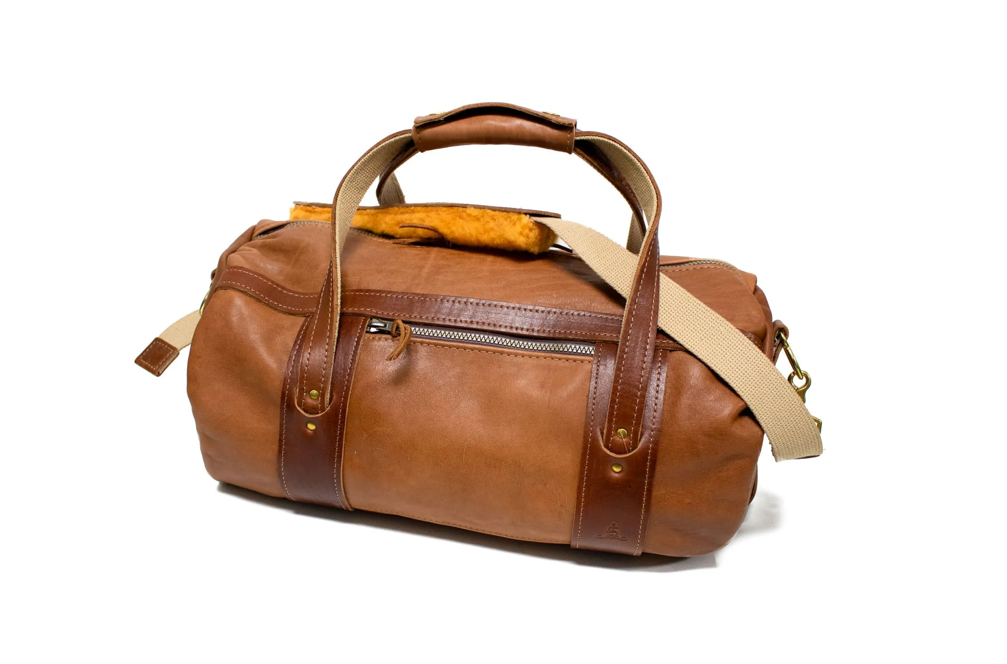 Premium Crafted Leather Club Duffel