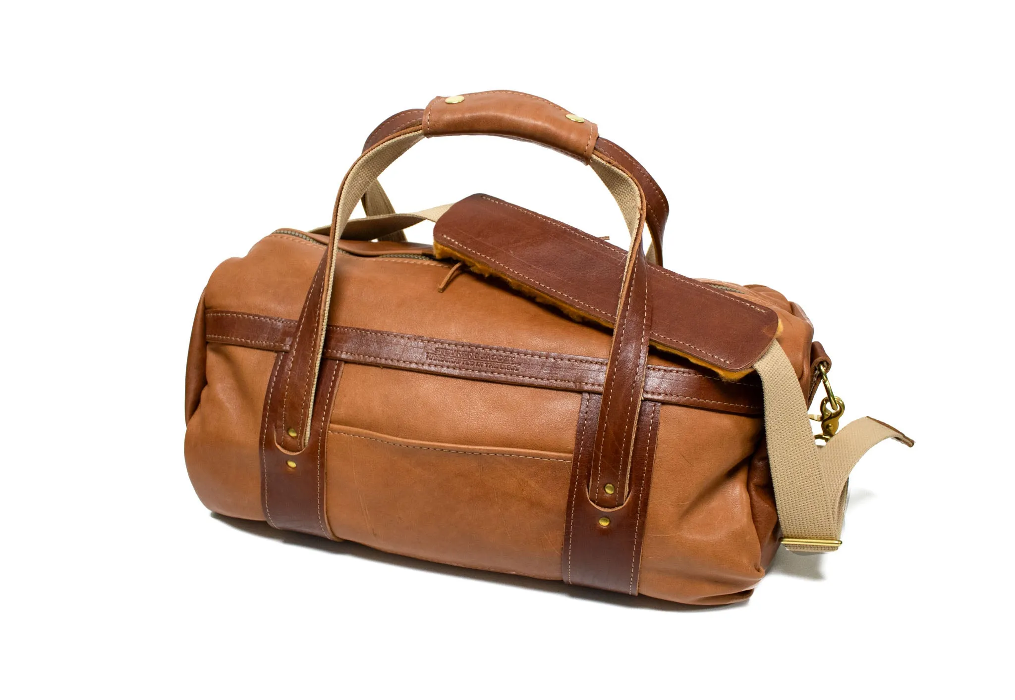 Premium Crafted Leather Club Duffel