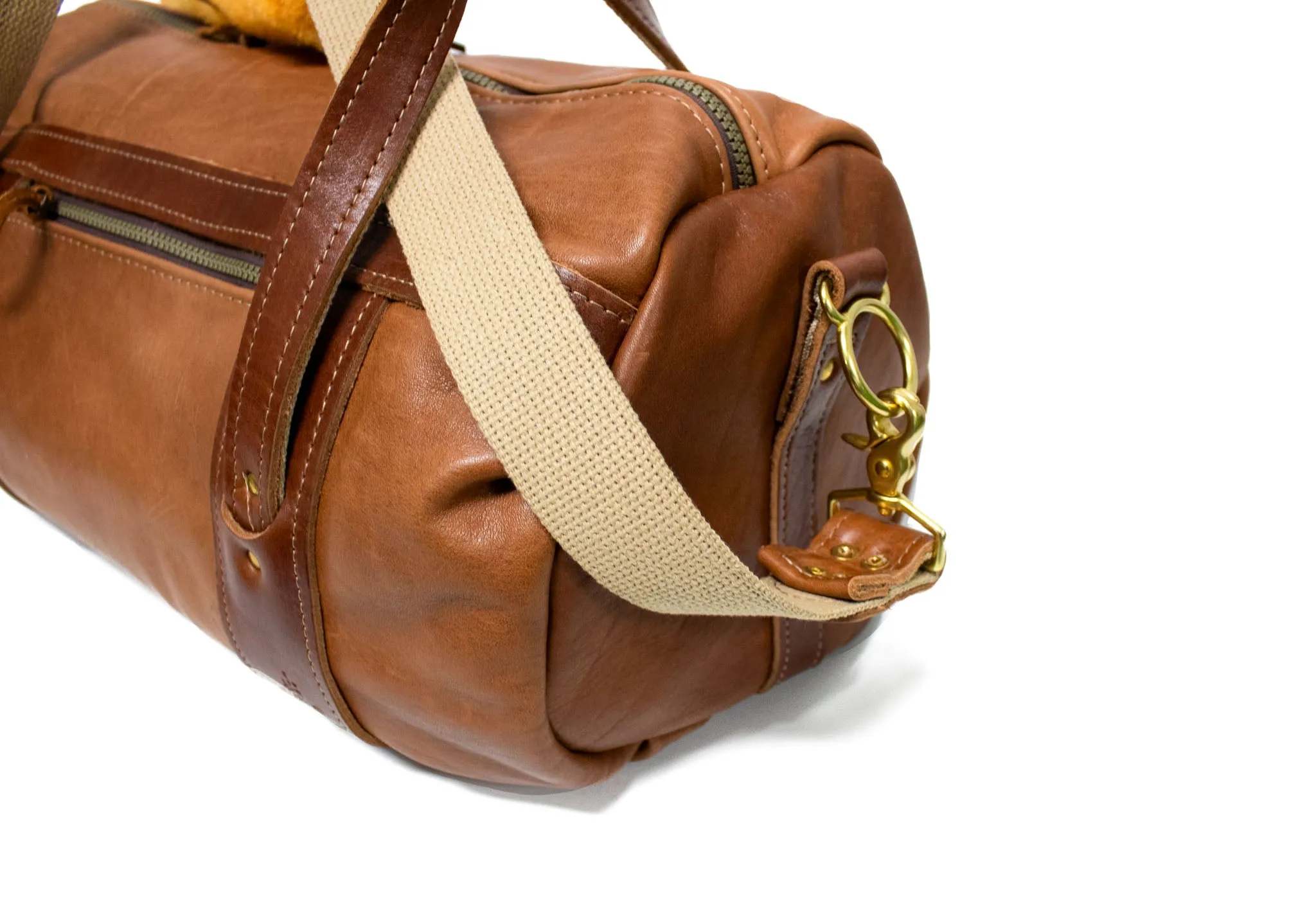 Premium Crafted Leather Club Duffel