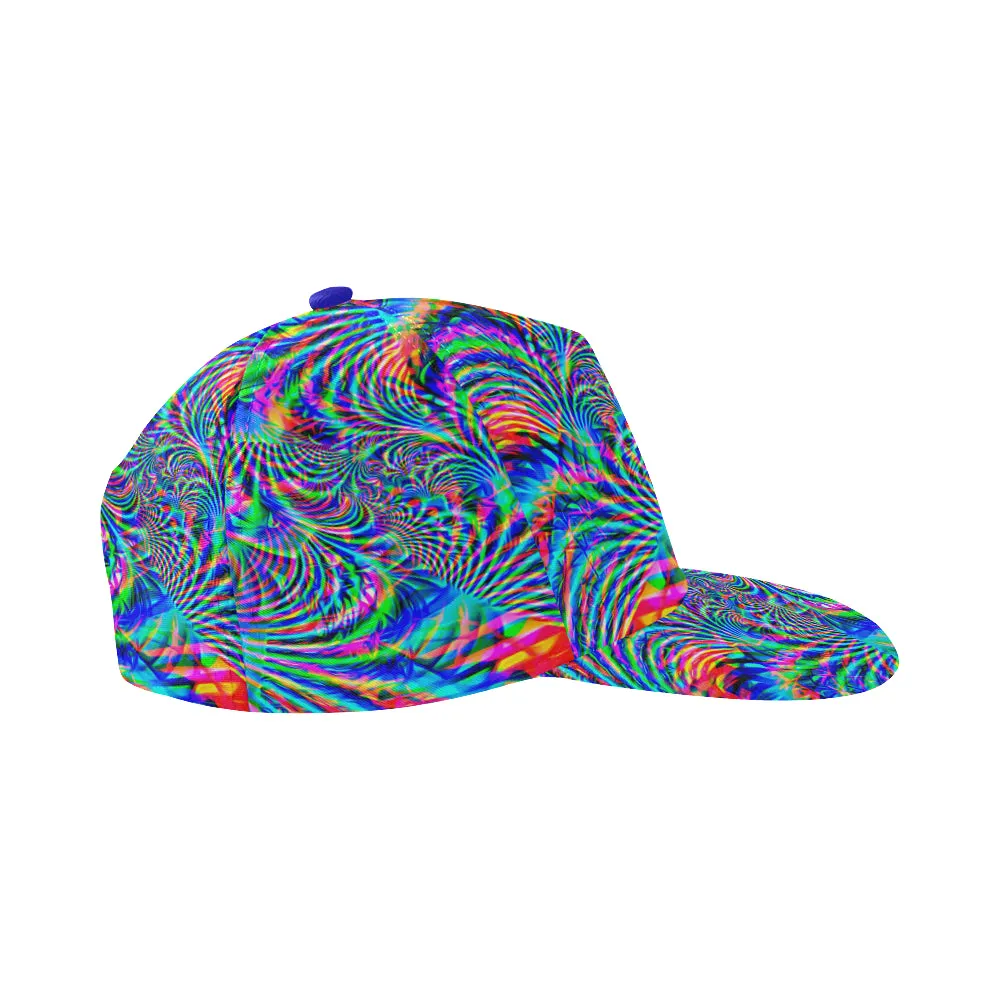 Psychedelic Tropical Rave Snapback