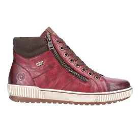 Rieker Women's D0772-35 Burgundy Waterproof