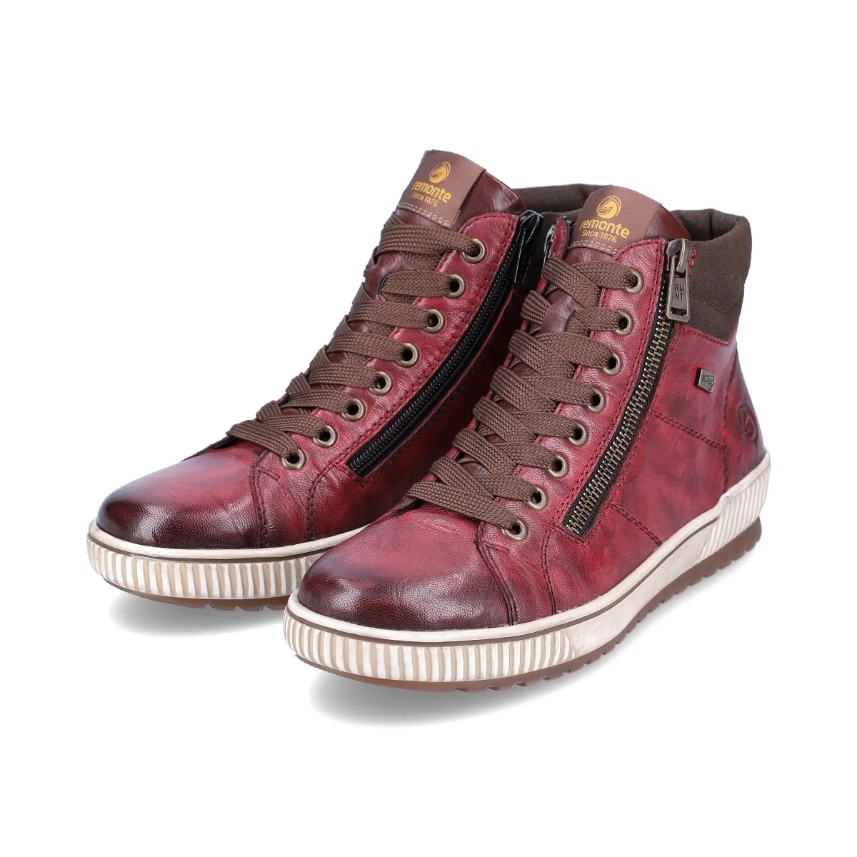 Rieker Women's D0772-35 Burgundy Waterproof