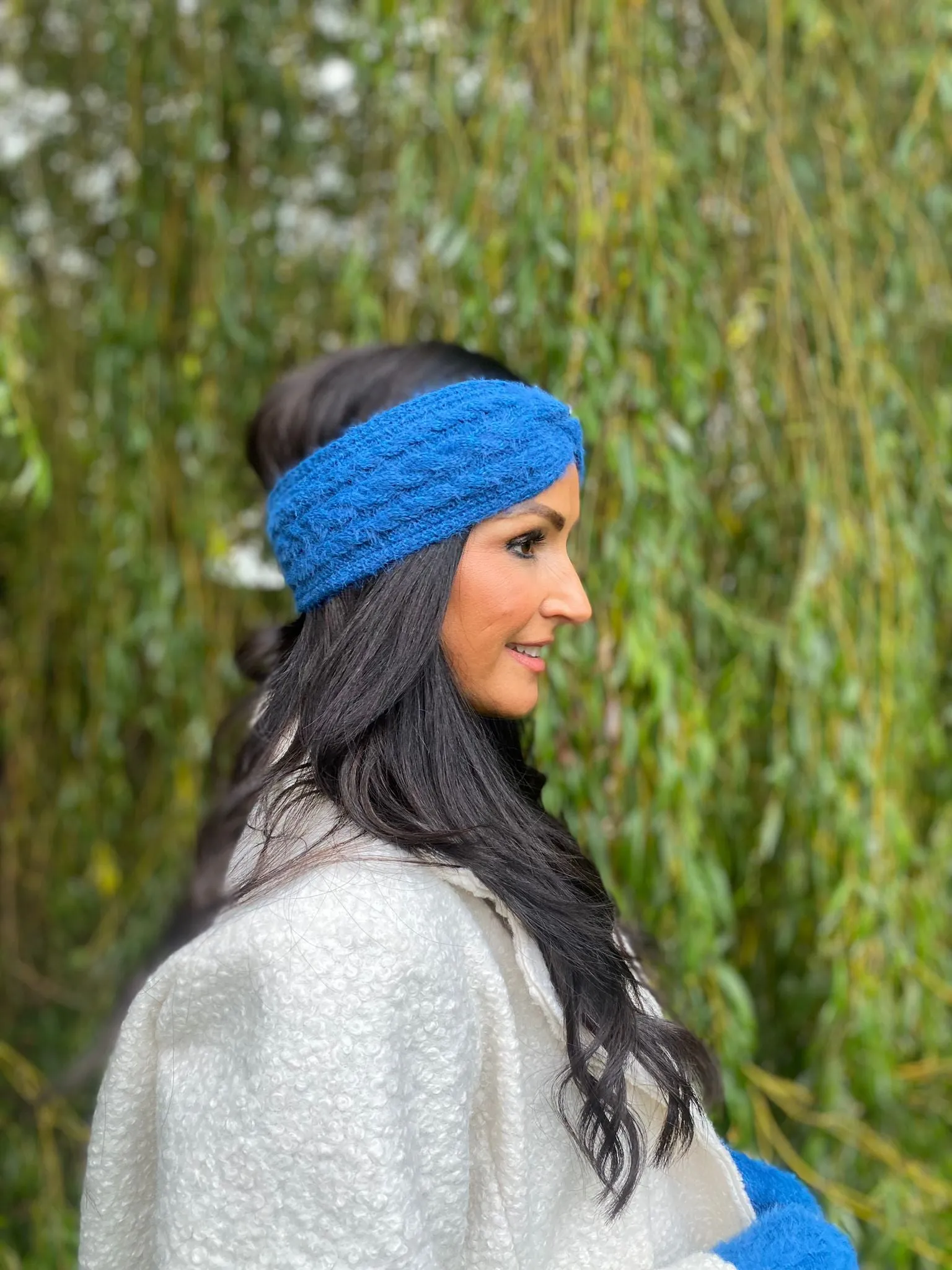 Royal Blue Knitted Headwarmer