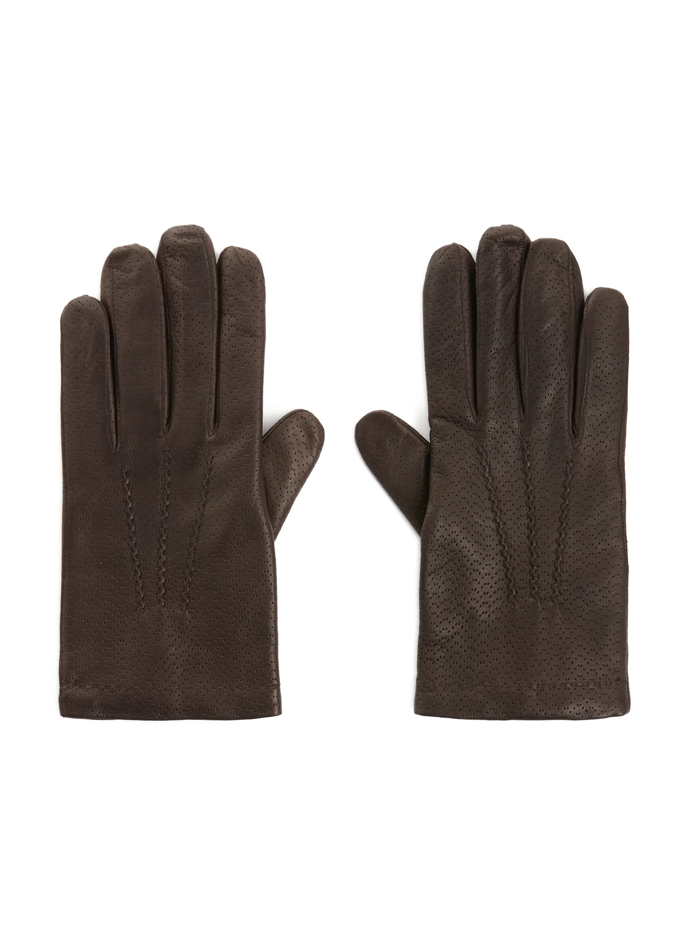 Saison 1865  Leather gloves - Black