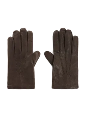 Saison 1865  Leather gloves - Black