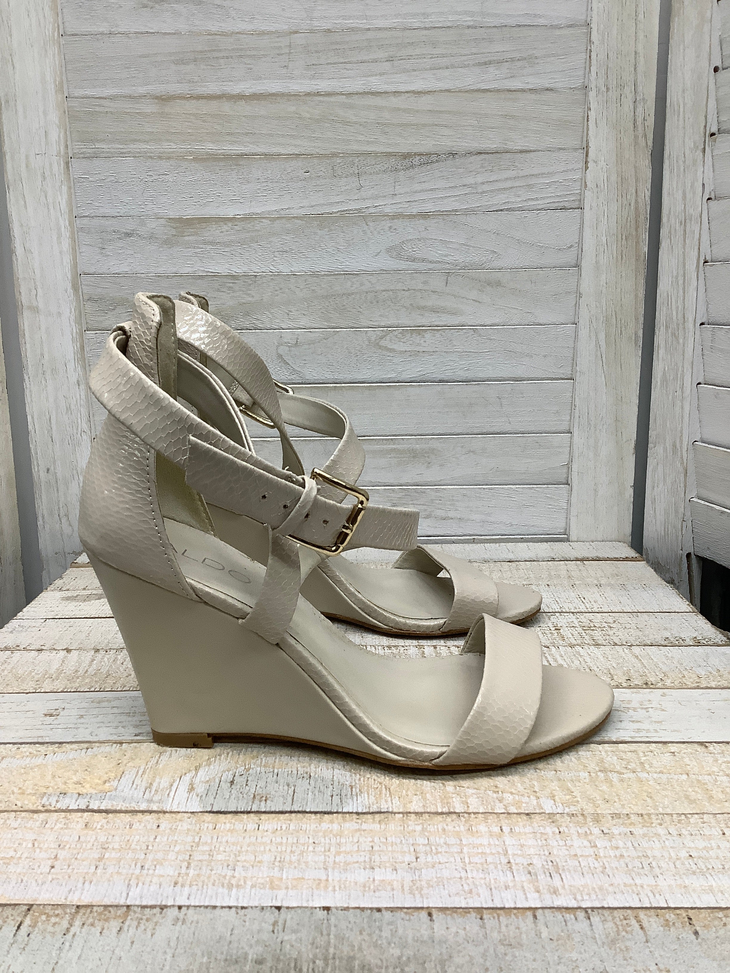 Sandals Heels Wedge By Aldo  Size: 7.5