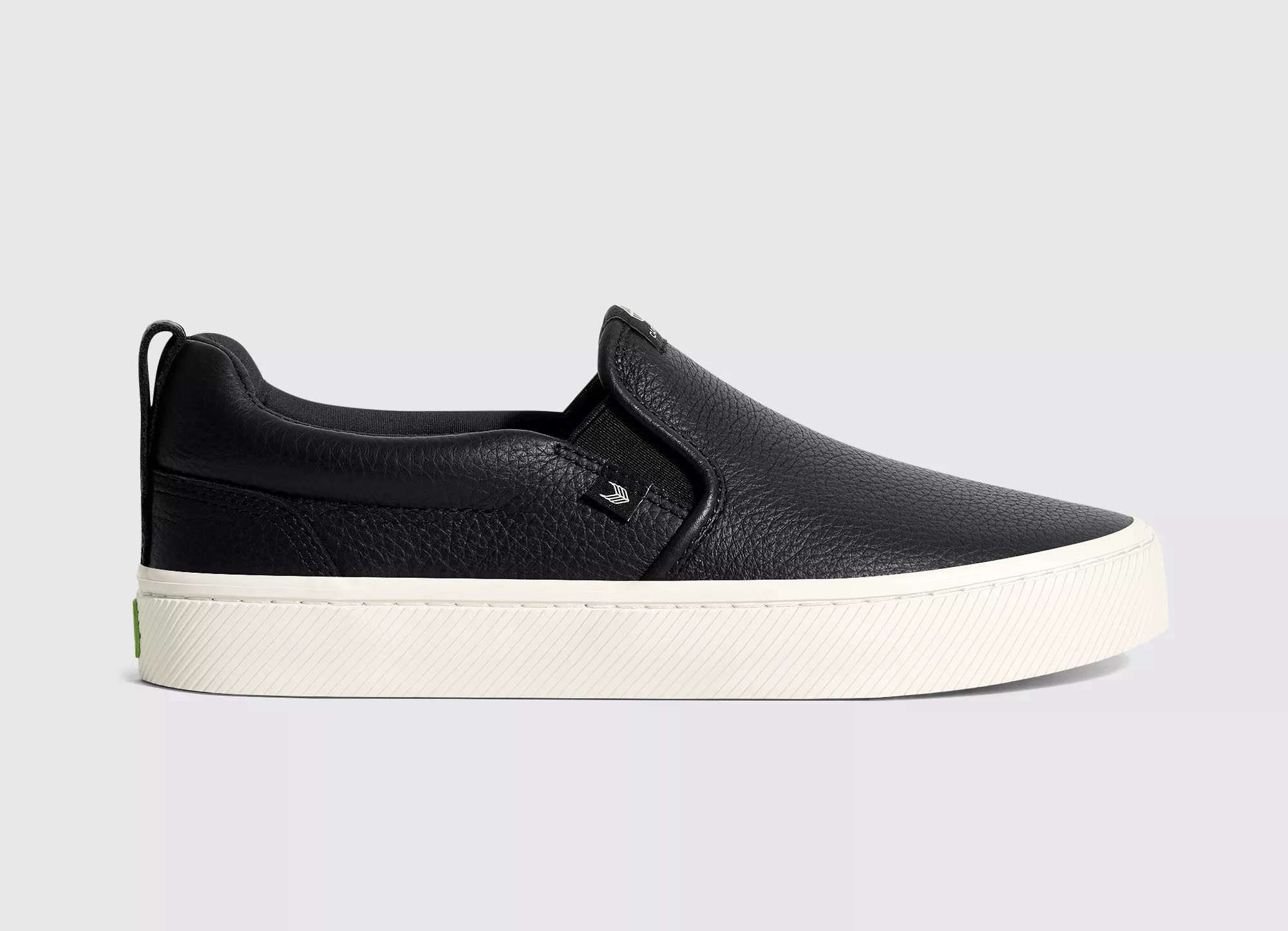 SLIP-ON Black Premium Leather Sneaker Women