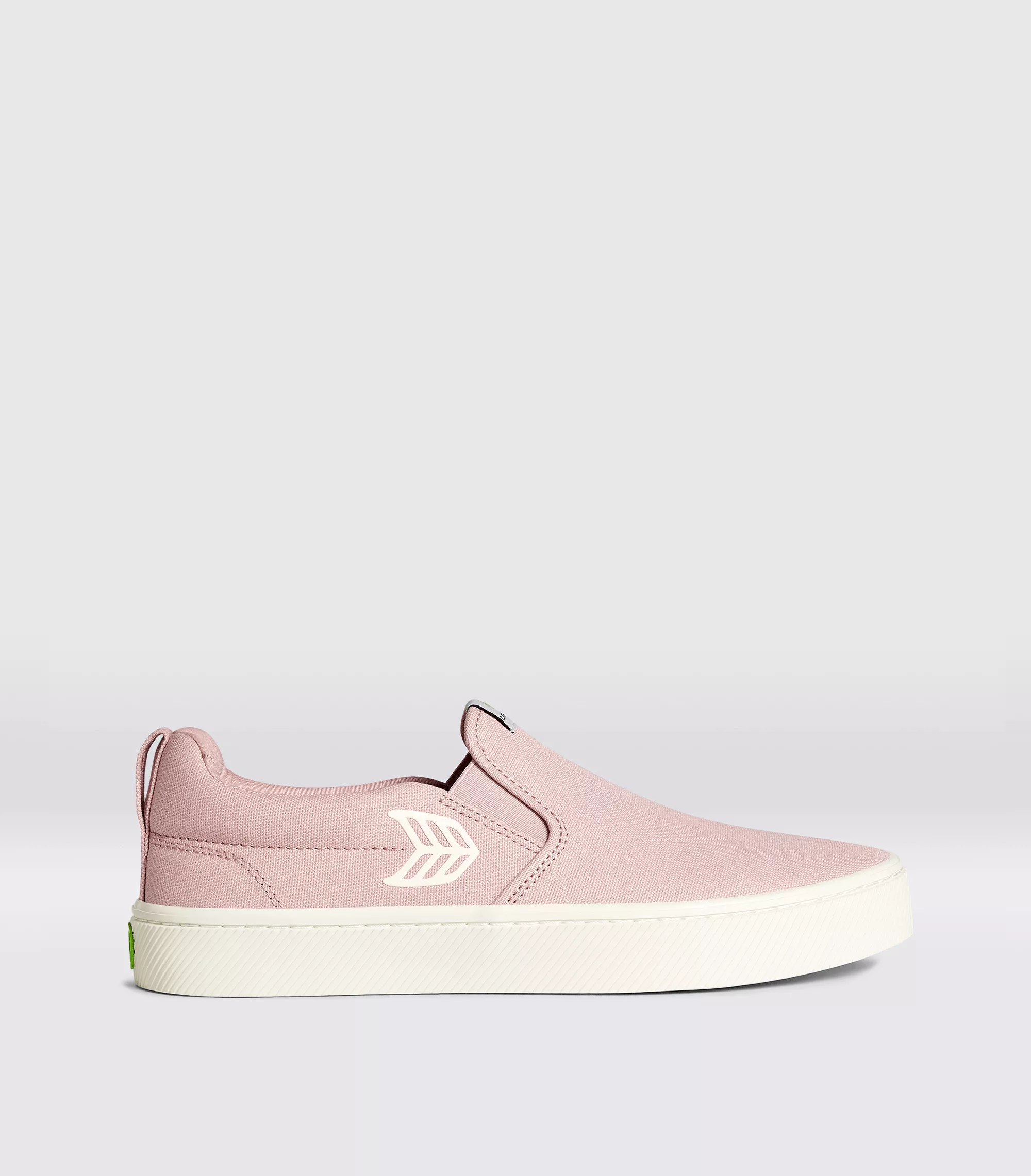 SLIP ON Rose Canvas Ivory Logo Sneaker Women