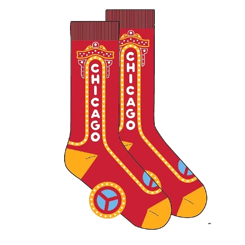 Small/Women's Chicago Theater Socks