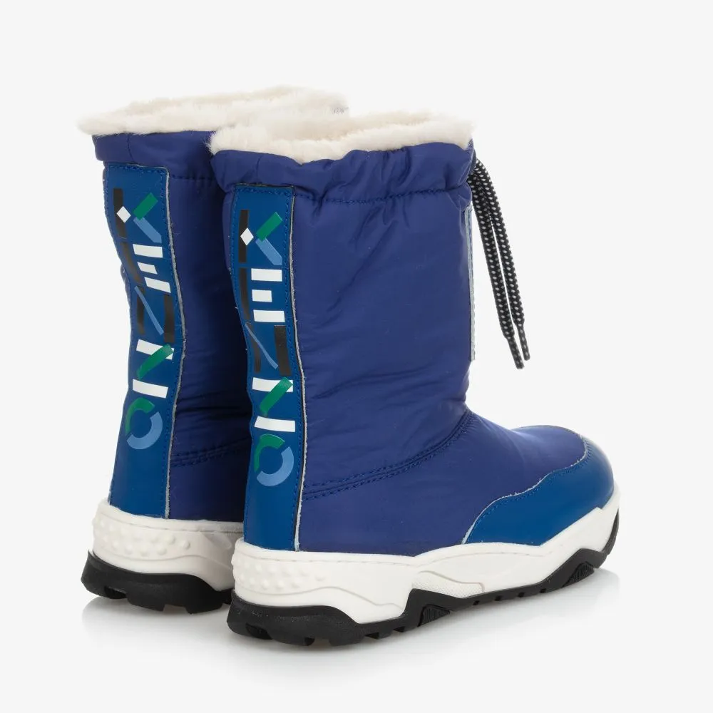 Teen Blue Logo Snowboots