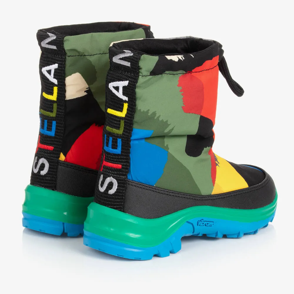 Teen Boys Multicolour Patterned Snowboots