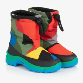 Teen Boys Multicolour Patterned Snowboots