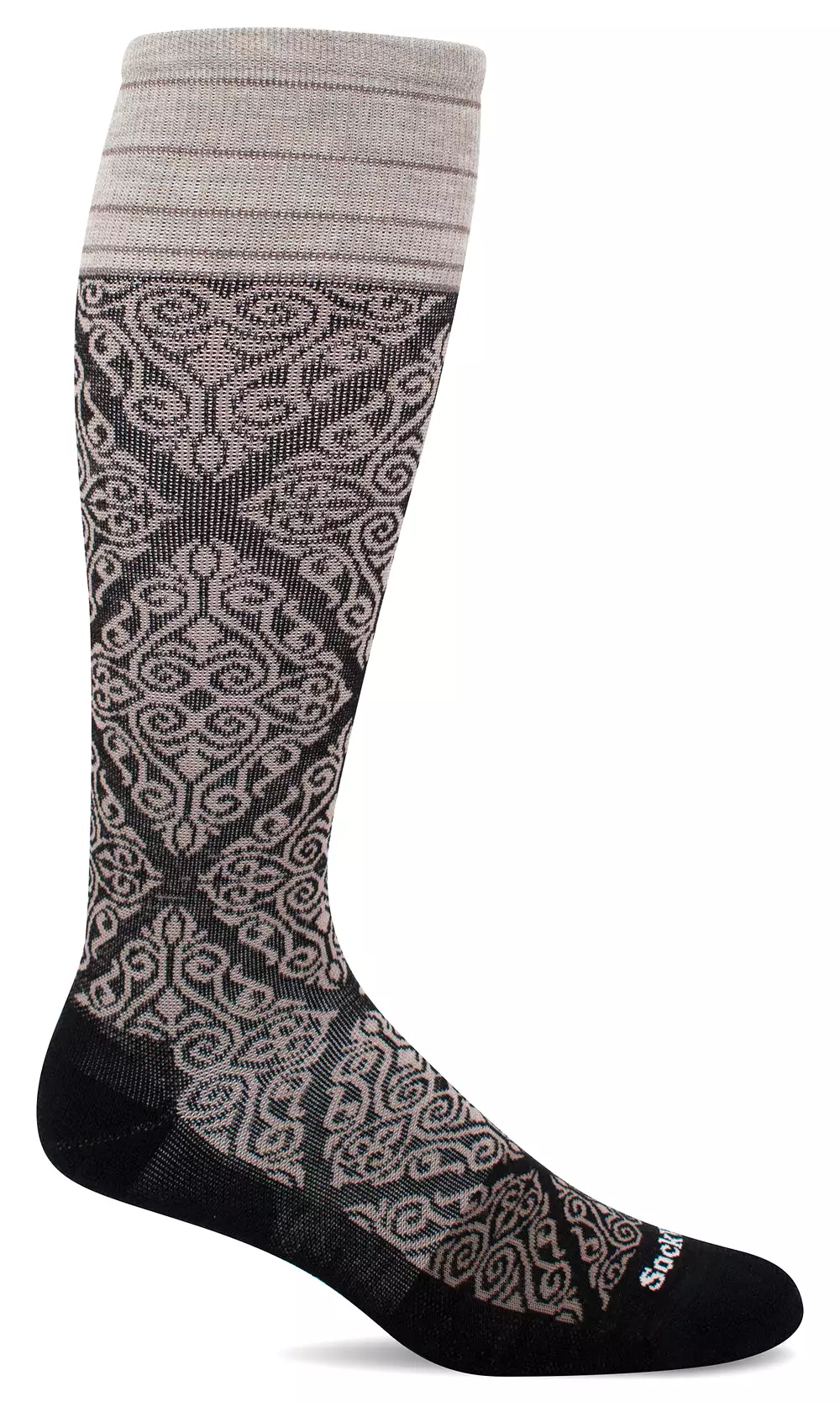 The Raj Knee-High - Black Firm Compression (20-30mmHG)