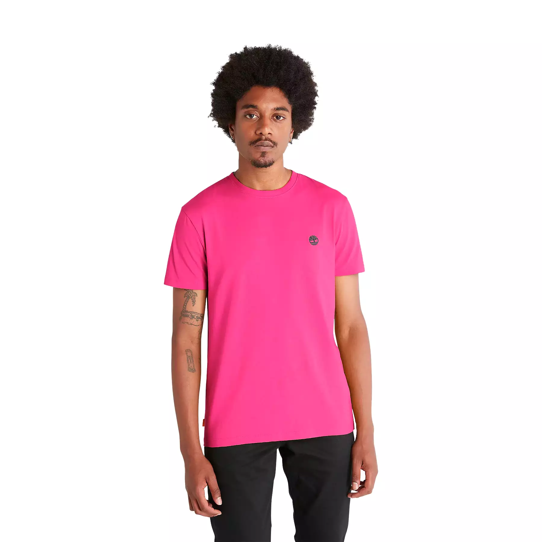 Timberland Mens Crew Neck T Shirt 'Dunstan River Jersey Crew' Slim Fit - Short Sleeved