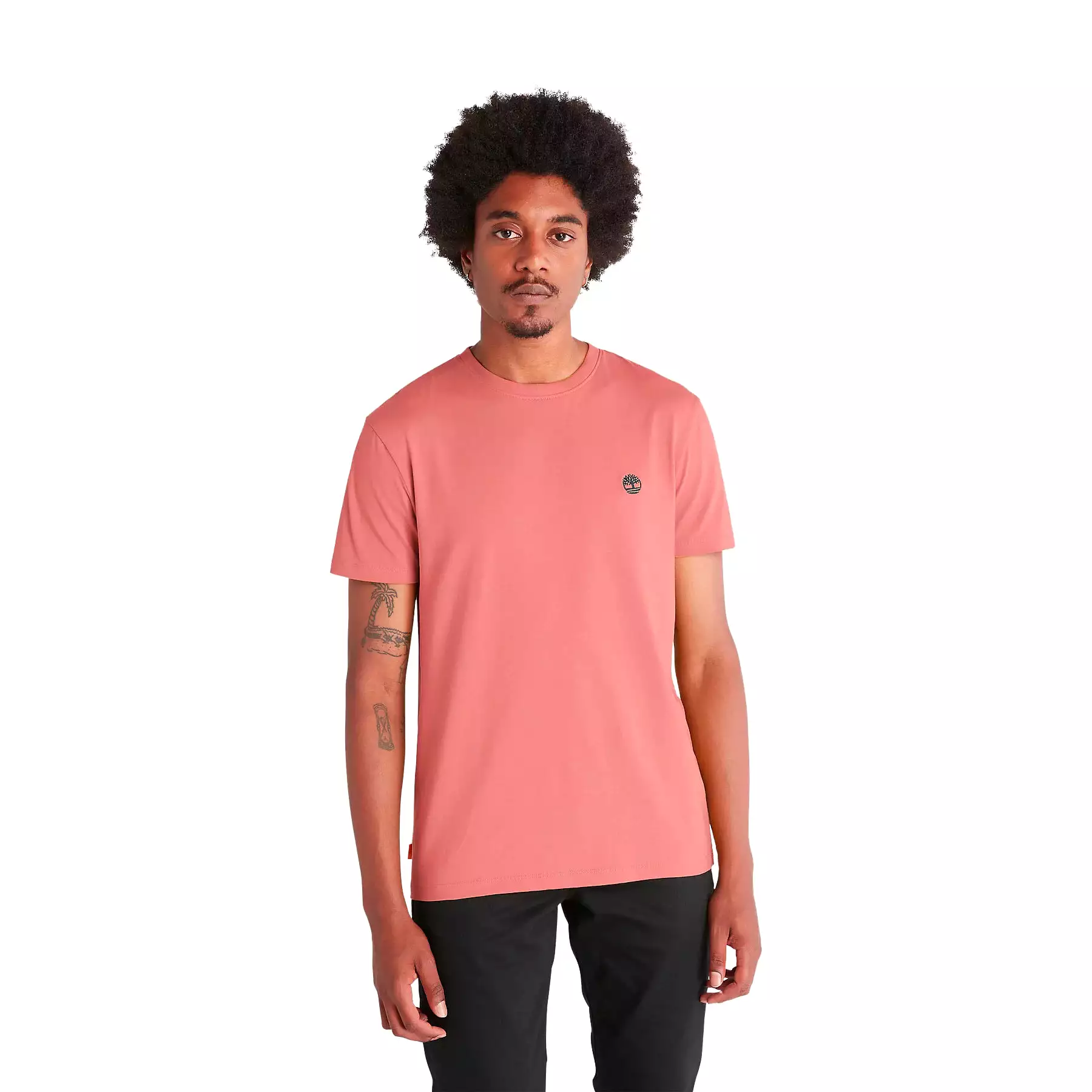 Timberland Mens Crew Neck T Shirt 'Dunstan River Jersey Crew' Slim Fit - Short Sleeved