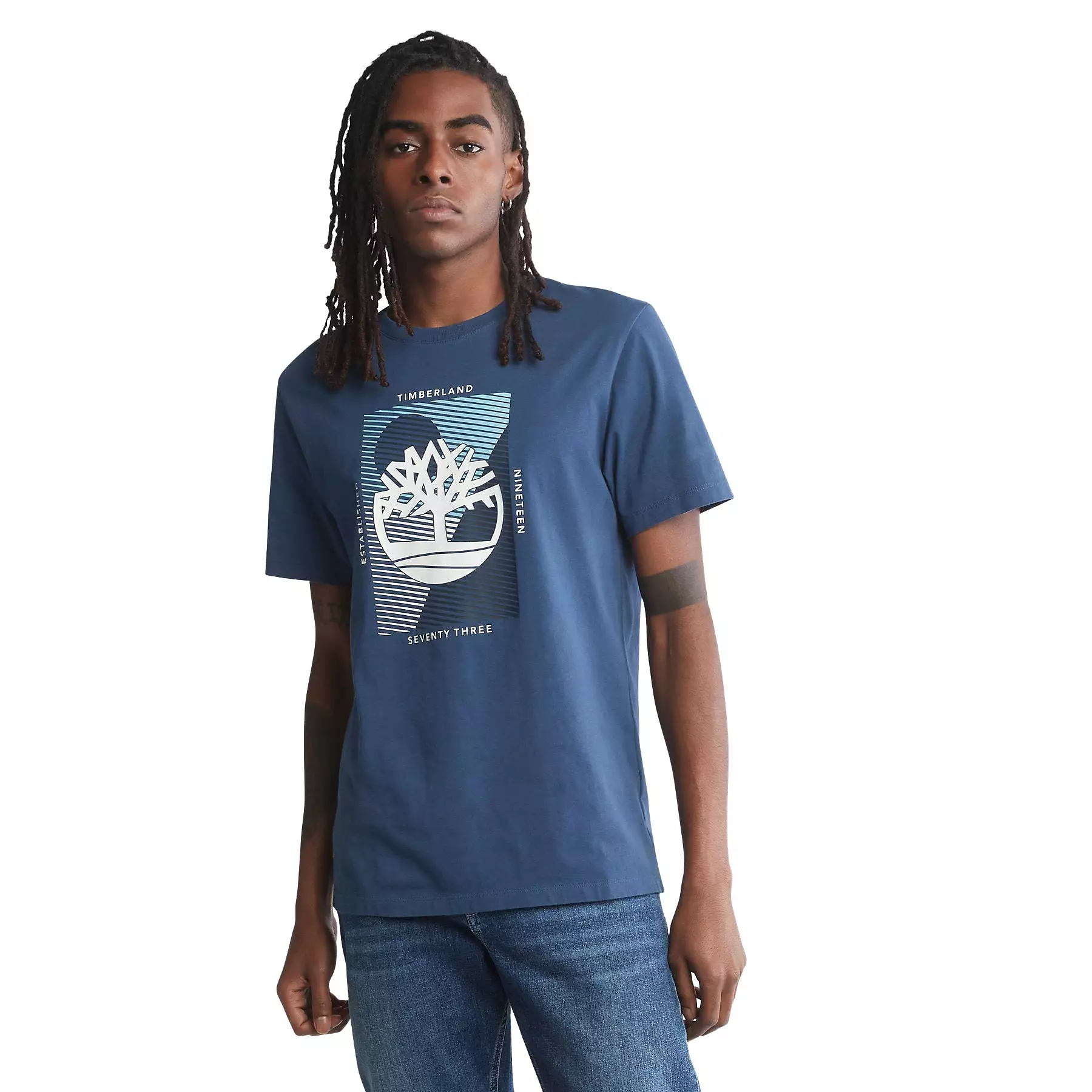 Timberland Mens Tree Logo T-Shirt - Short Sleeved