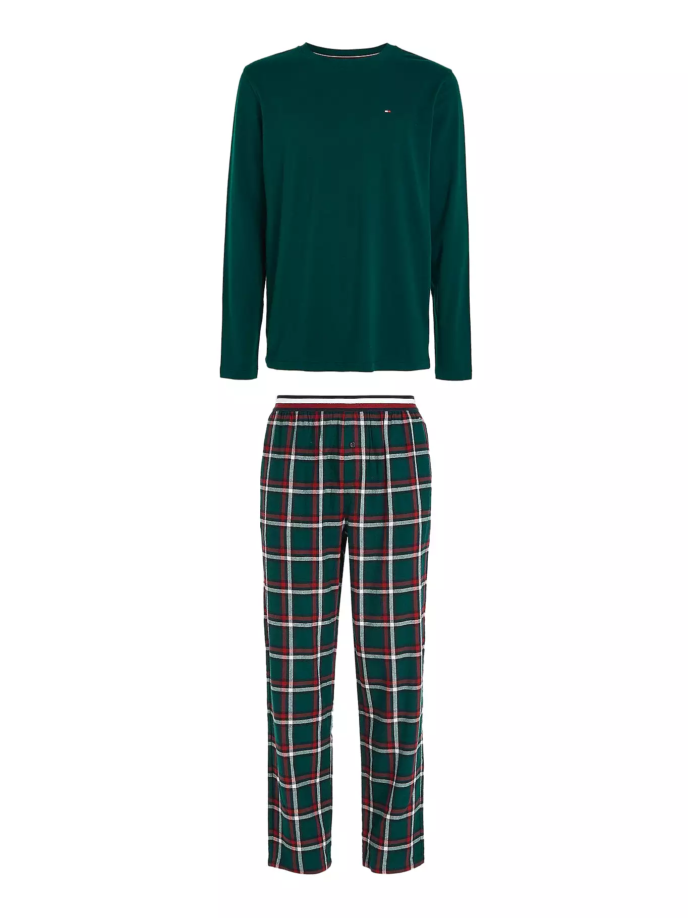 Tommy Hilfiger Mens Check Bottoms Pj/ Pyjama Set