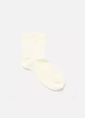 Women's Ankle Socks in Archive White